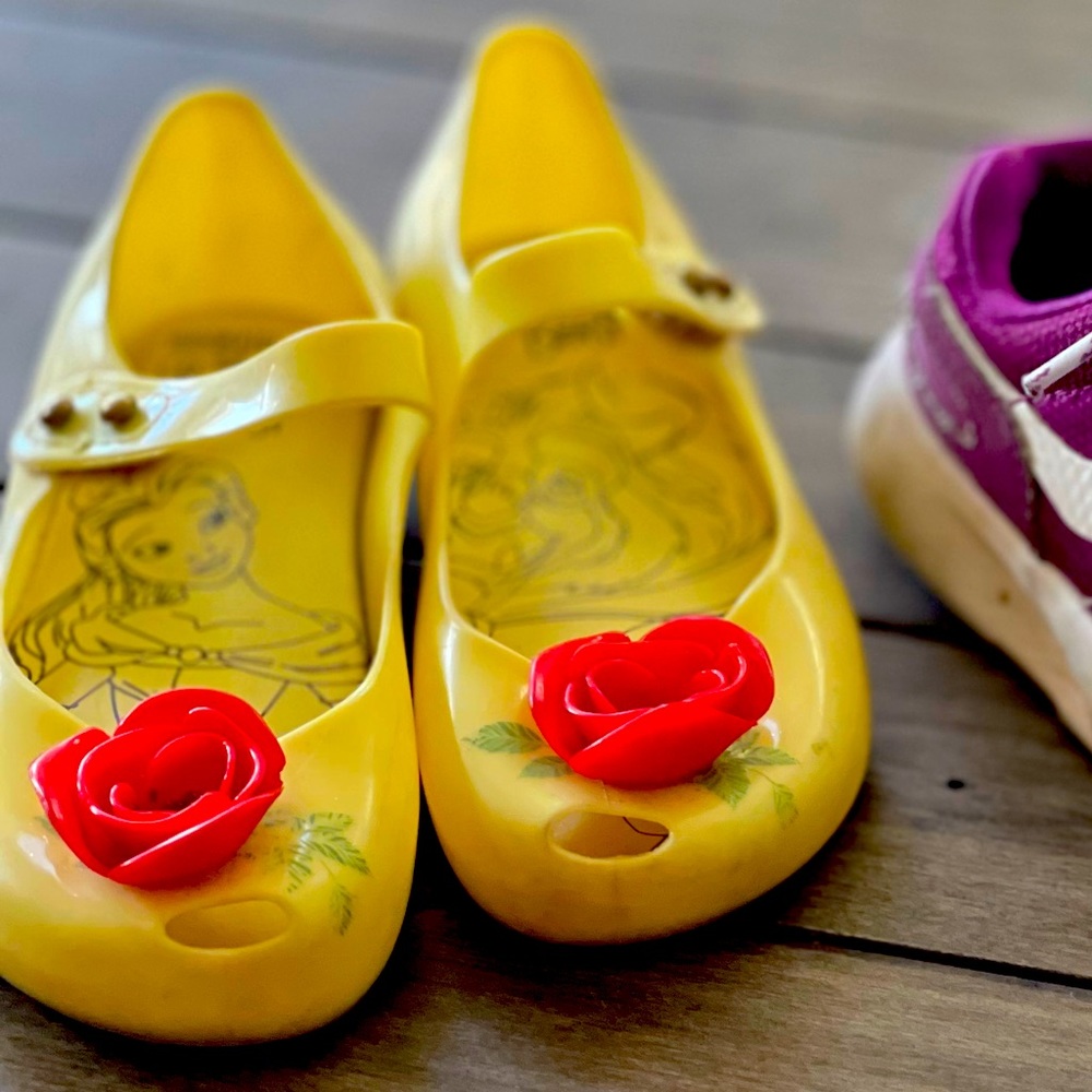 Mini Melissa beauty and the beast shoes
